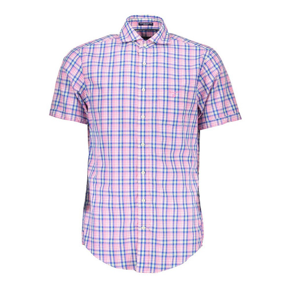 Pink Cotton Men Shirt Pink Cotton Men Shirt