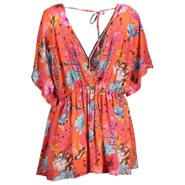 Desigual Red Viscose Women Dress Desigual Red Viscose Women Dress