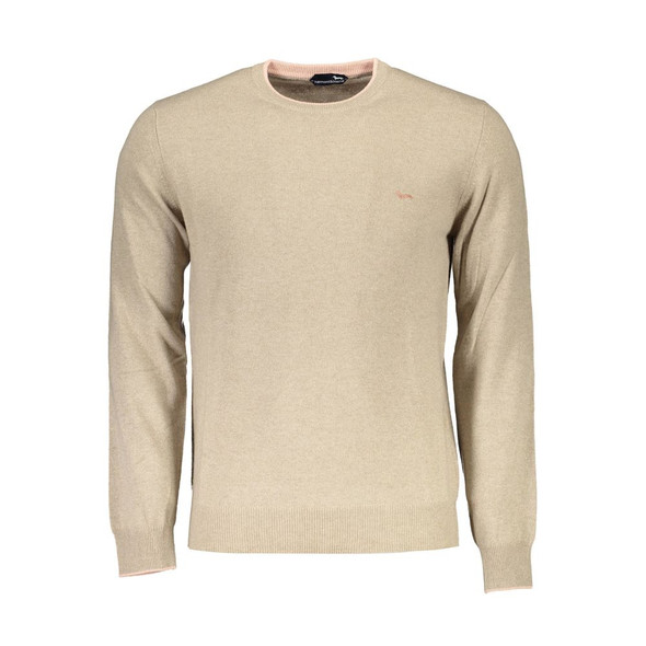 Beige Wool Men Sweater Beige Wool Men Sweater