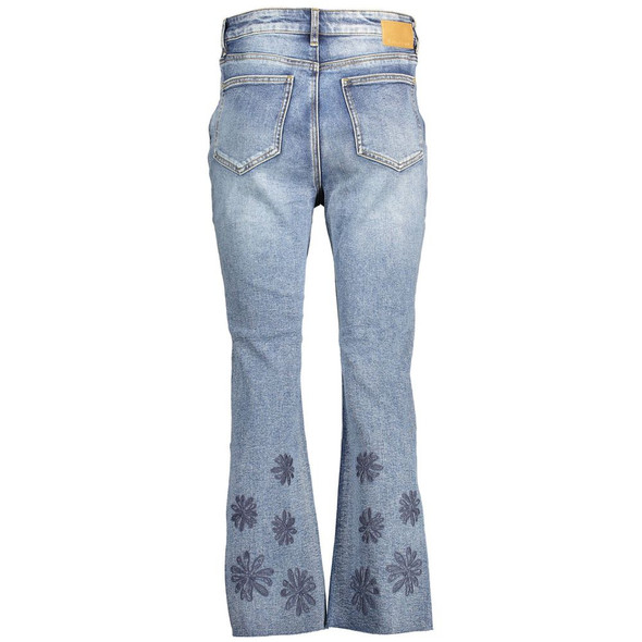 Desigual Blue Cotton Women Jeans Desigual Blue Cotton Women Jeans