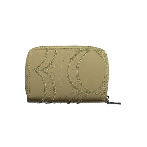Green Polyester Women Wallet Green Polyester Women Wallet