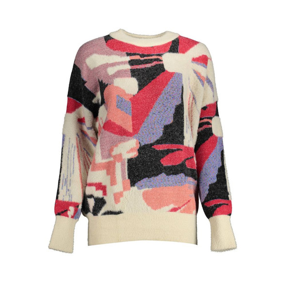 Desigual White Viscose Women Sweater Desigual White Viscose Women Sweater