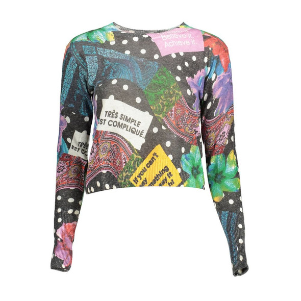 Black Acrylic Women Sweater Black Acrylic Women Sweater