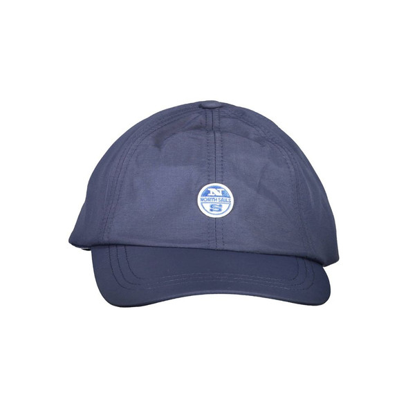 Blue Polyamide Men Cap Blue Polyamide Men Cap