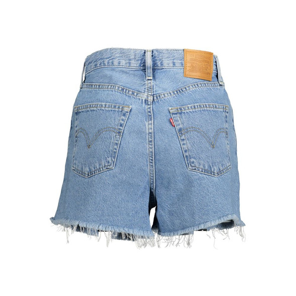 Light Blue Cotton Women Short Light Blue Cotton Women Short