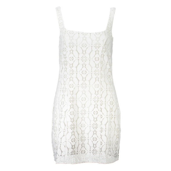 Desigual White Polyester Women Dress Desigual White Polyester Women Dress