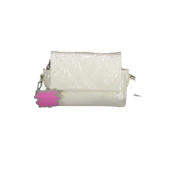 Desigual White Polyethylene Women Handbag Desigual White Polyethylene Women Handbag