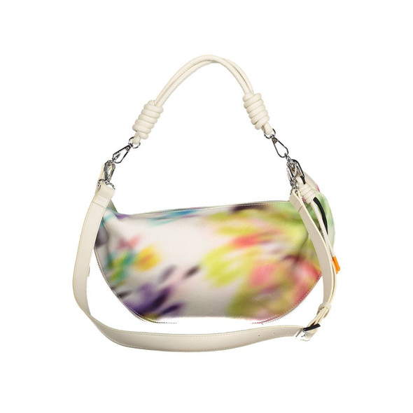 Desigual White Polyethylene Women Handbag DE-19522 Desigual White Polyethylene Women Handbag DE-19522