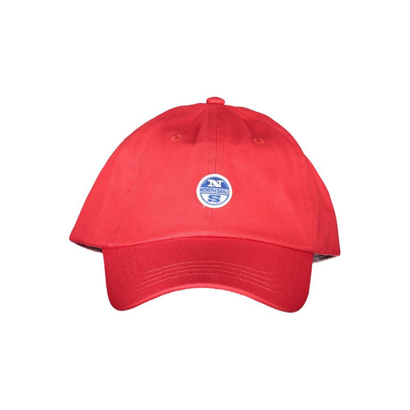 North Sails Red Cotton Men Cap NO-20309 North Sails Red Cotton Men Cap NO-20309