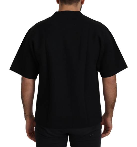 Dolce & Gabbana Black Logo Cotton Crewneck T-shirt Dolce & Gabbana Black Logo Cotton Crewneck T-shirt