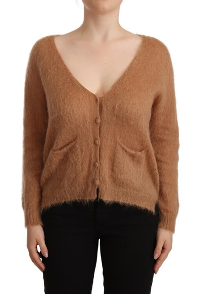Brown Cardigan V-Neck Long Sleeve Sweater Brown Cardigan V-Neck Long Sleeve Sweater