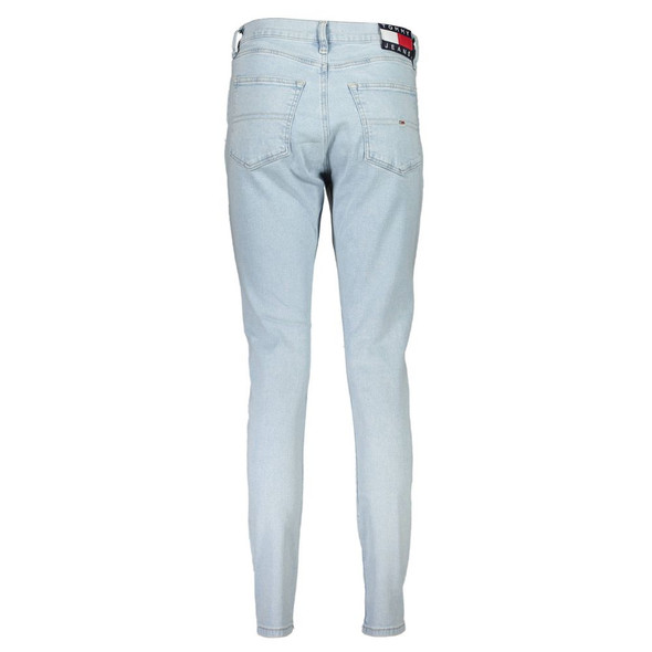 Light Blue Cotton Women Jean TO-18626 Light Blue Cotton Women Jean TO-18626