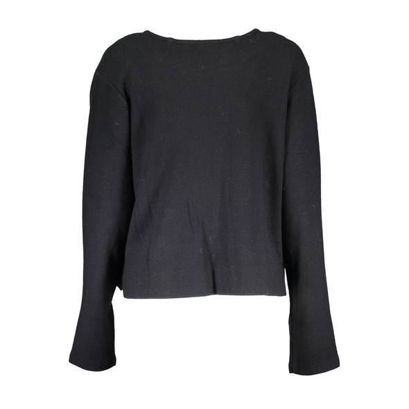 Black Wool Women Cardigan Black Wool Women Cardigan