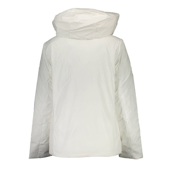 White Polyester Women Jacket NO-16410 White Polyester Women Jacket NO-16410