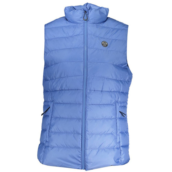 Light Blue Polyester Women Jacket Light Blue Polyester Women Jacket
