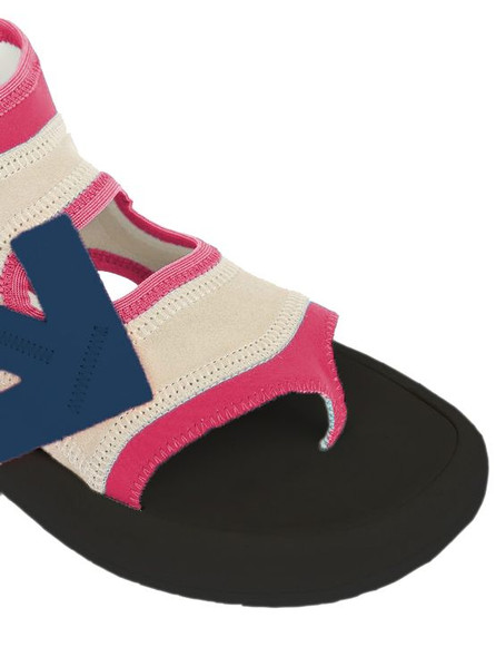 Fuchsia Neoprene Suede Sandals Fuchsia Neoprene Suede Sandals