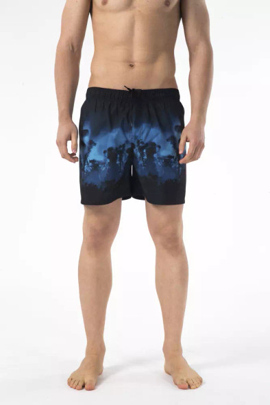 Black Polyester Men Swimwear Black Polyester Men Swimwear