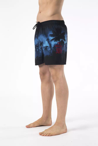 Black Polyester Men Swimwear Black Polyester Men Swimwear