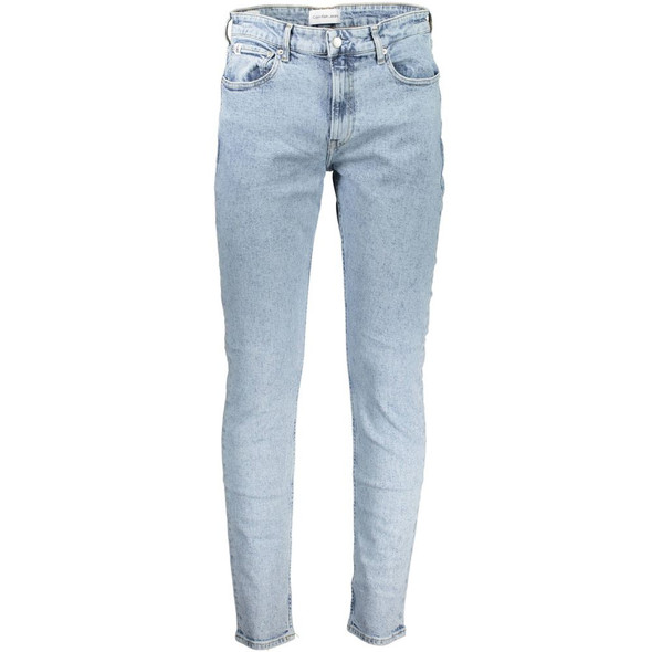 Calvin Klein Light Blue Cotton Men Jeans Calvin Klein Light Blue Cotton Men Jeans