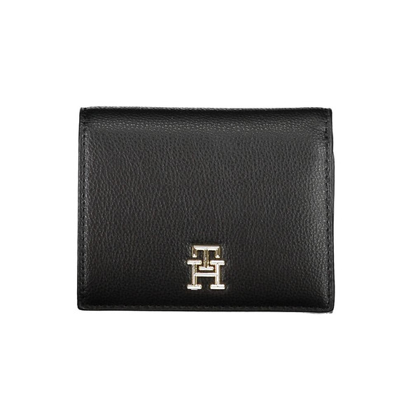 Black Polyethylene Women Wallet Black Polyethylene Women Wallet