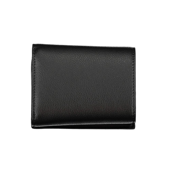 Black Polyethylene Women Wallet Black Polyethylene Women Wallet