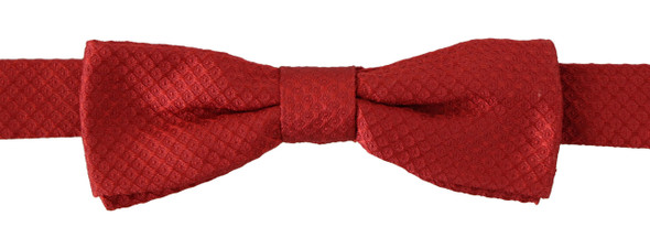 Dolce & Gabbana Red 100% Silk Adjustable Neck Papillon Tie Dolce & Gabbana Red 100% Silk Adjustable Neck Papillon Tie