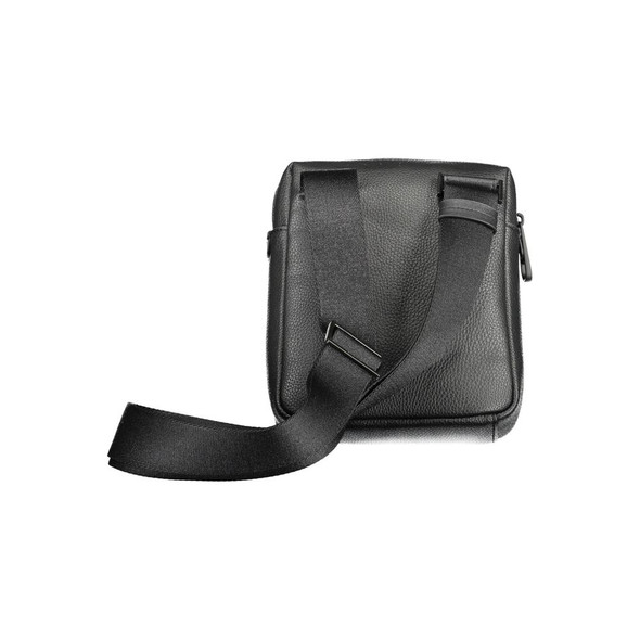 Black Polyester Men Shoulder Bag CA-13701 Black Polyester Men Shoulder Bag CA-13701