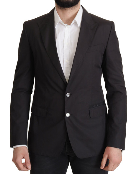 Dolce & Gabbana Black Single Breasted TAORMINA Breasted Blazer Dolce & Gabbana Black Single Breasted TAORMINA Breasted Blazer
