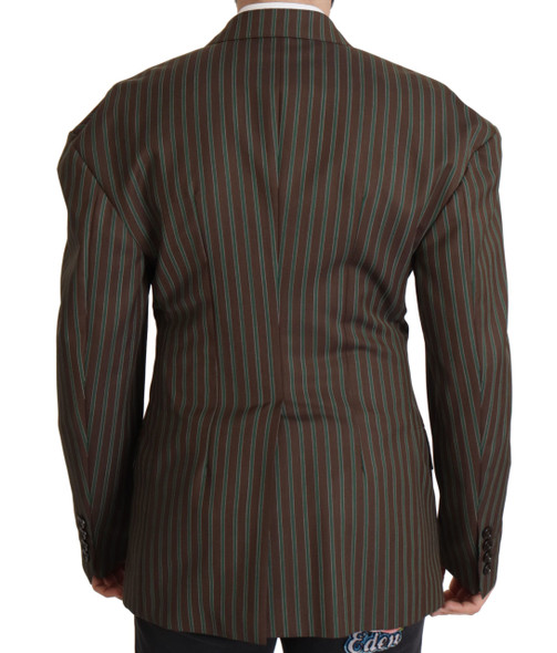 Dolce & Gabbana Multicolor Stripes Double Breasted Blazer Dolce & Gabbana Multicolor Stripes Double Breasted Blazer