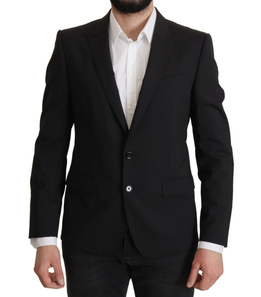 Black Single Breasted Jacket MARTINI Blazer Black Single Breasted Jacket MARTINI Blazer