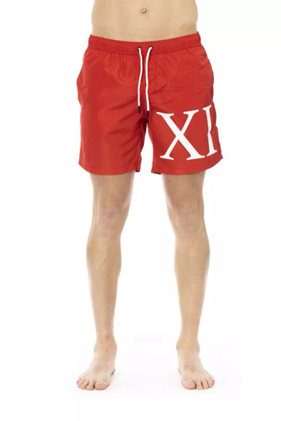 Bikkembergs Red Polyester Men's Swim Short Bikkembergs Red Polyester Men's Swim Short