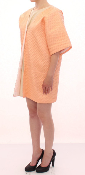 Pink Short Sleeves Jacket Coat Pink Short Sleeves Jacket Coat