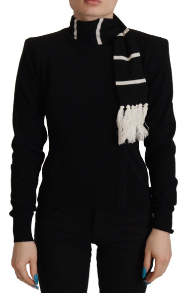 Dolce & Gabbana Black Cashmere Turtleneck Pullover Sweater Dolce & Gabbana Black Cashmere Turtleneck Pullover Sweater