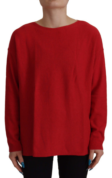 Dolce & Gabbana Red Wool Knit Round Neck Pullover Sweater Dolce & Gabbana Red Wool Knit Round Neck Pullover Sweater