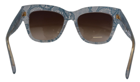 Blue Lace Acetate Rectangle DG4231 Shades Sunglasses Blue Lace Acetate Rectangle DG4231 Shades Sunglasses