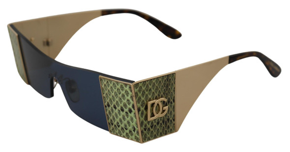 Gold Metal Rectangle Shades DG2263 Sunglasses Gold Metal Rectangle Shades DG2263 Sunglasses