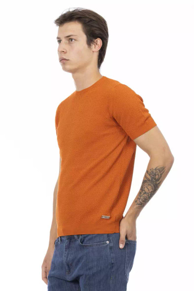 Orange Cotton Men Sweater BA-22908 Orange Cotton Men Sweater BA-22908