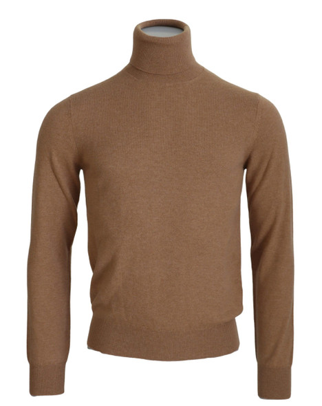 Beige Cashmere Turtleneck Pullover Sweater TSH7515 Beige Cashmere Turtleneck Pullover Sweater TSH7515