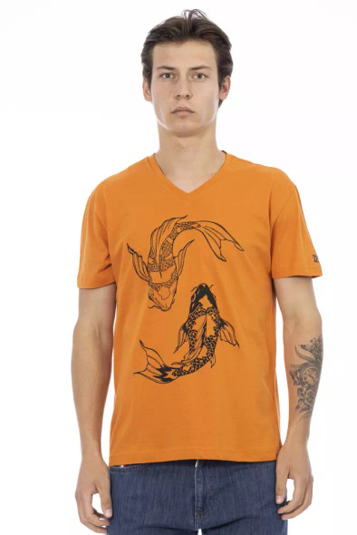 Orange Cotton Men T-Shirt TR-22839 Orange Cotton Men T-Shirt TR-22839