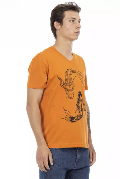 Orange Cotton Men T-Shirt TR-22839 Orange Cotton Men T-Shirt TR-22839