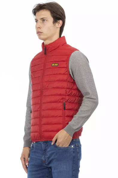 Ciesse Outdoor Red Polyester Men's Sleeveless Jacket Ciesse Outdoor Red Polyester Men's Sleeveless Jacket