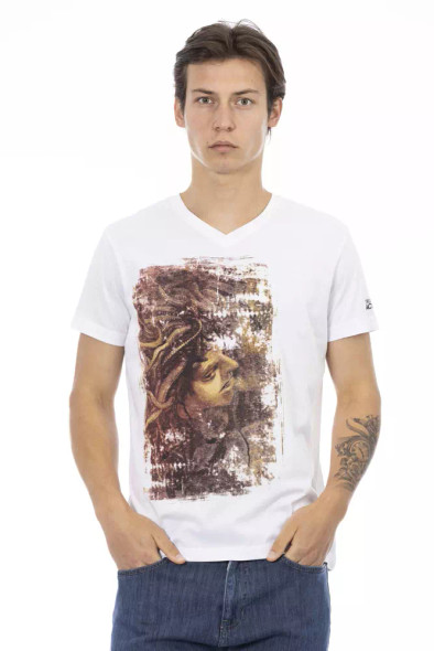 White Cotton Men T-Shirt TR-22888 White Cotton Men T-Shirt TR-22888