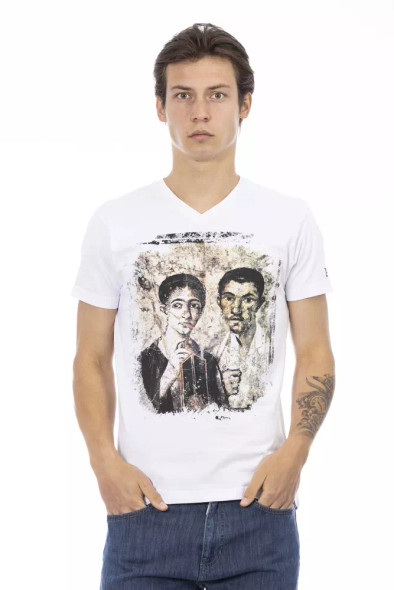 White Cotton Men T-Shirt TR-22885 White Cotton Men T-Shirt TR-22885