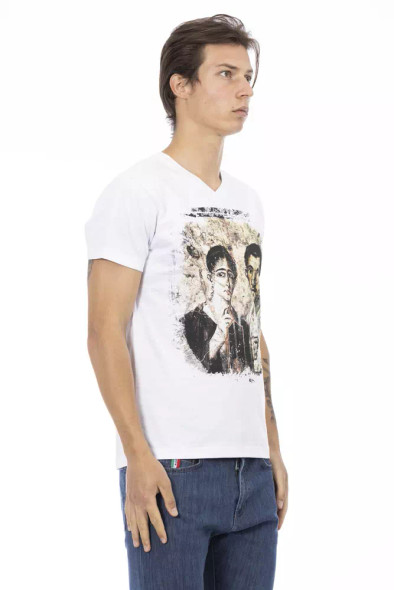 White Cotton Men T-Shirt TR-22885 White Cotton Men T-Shirt TR-22885
