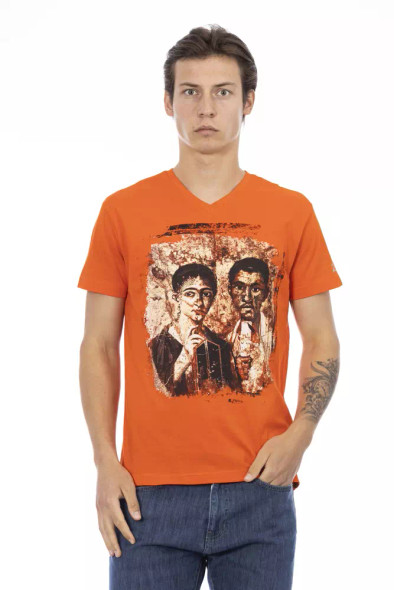Orange Cotton Men T-Shirt TR-22881 Orange Cotton Men T-Shirt TR-22881