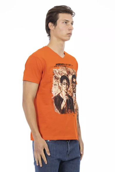 Orange Cotton Men T-Shirt TR-22881 Orange Cotton Men T-Shirt TR-22881