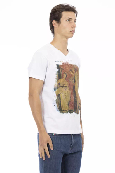 White Cotton Men T-Shirt TR-22879 White Cotton Men T-Shirt TR-22879
