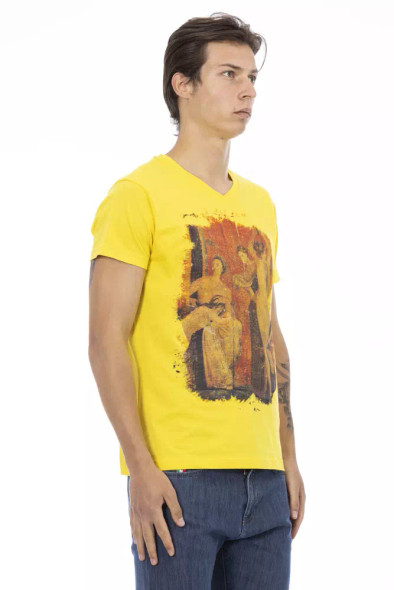 Yellow Cotton Men T-Shirt TR-22877 Yellow Cotton Men T-Shirt TR-22877