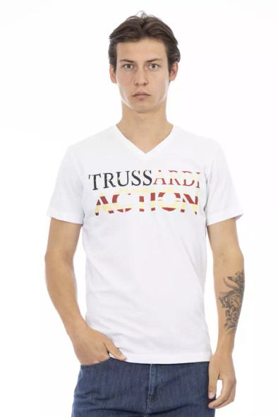 White Cotton Men T-Shirt TR-22869 White Cotton Men T-Shirt TR-22869