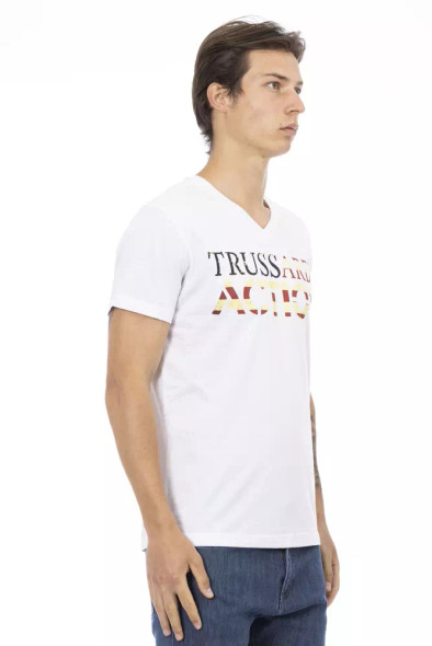 White Cotton Men T-Shirt TR-22869 White Cotton Men T-Shirt TR-22869